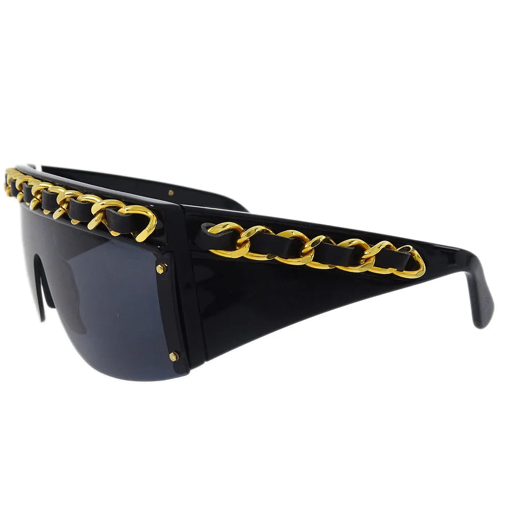 Chanel Sunglasses Eyewear Black Small Good