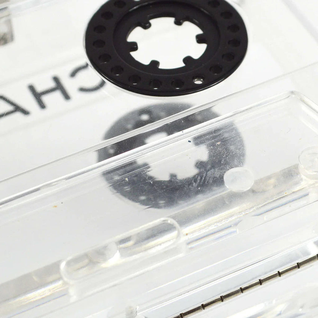 Chanel Clear Acrylic Cassette Tape Clutch Bag 04P