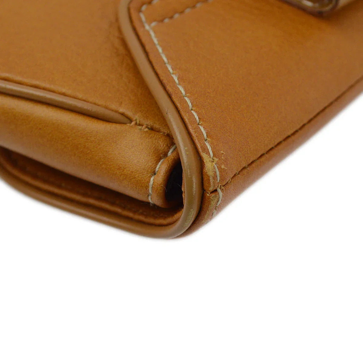 Christian Dior Brown Saddle Mini Pouch Bag