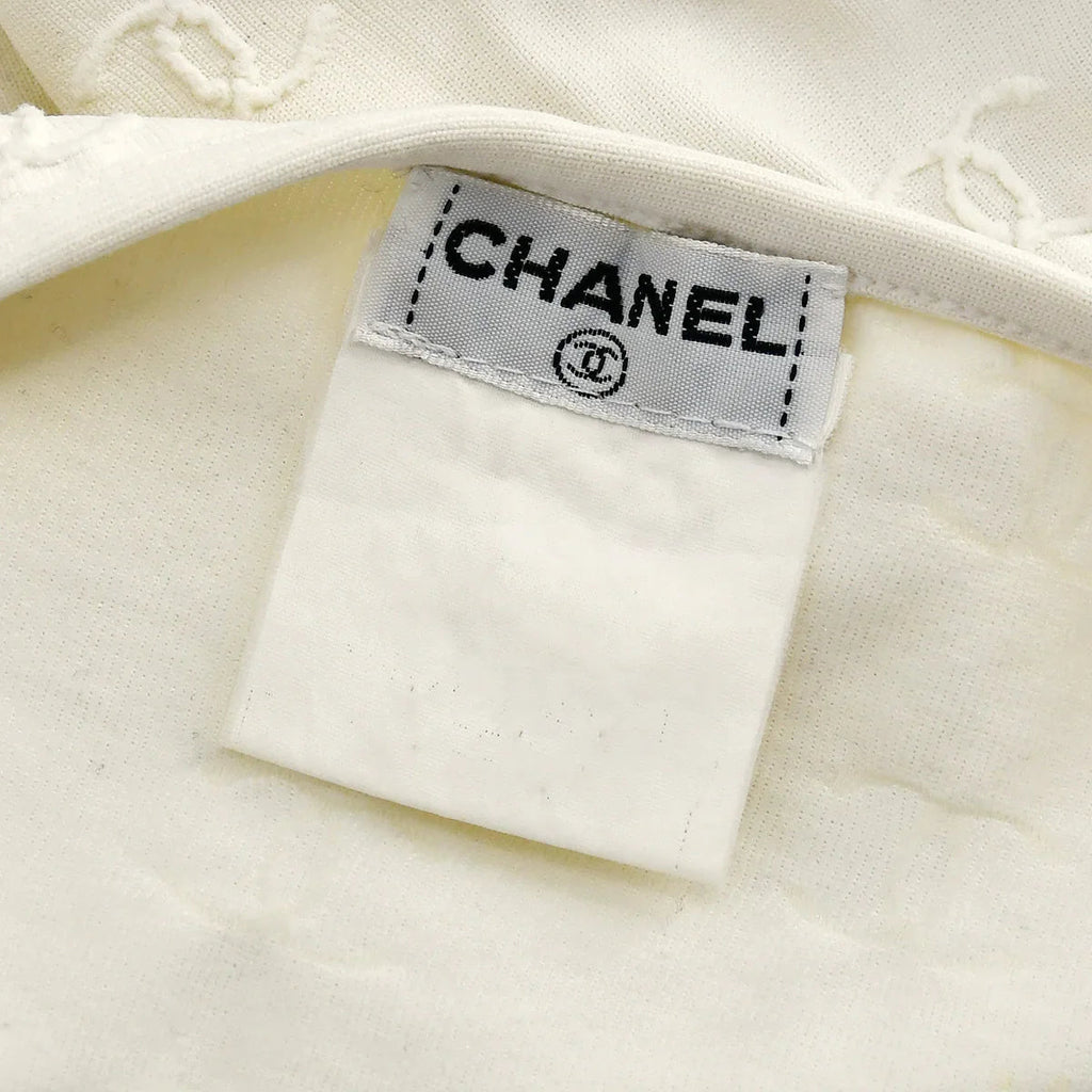 Chanel Cropped T-shirt White