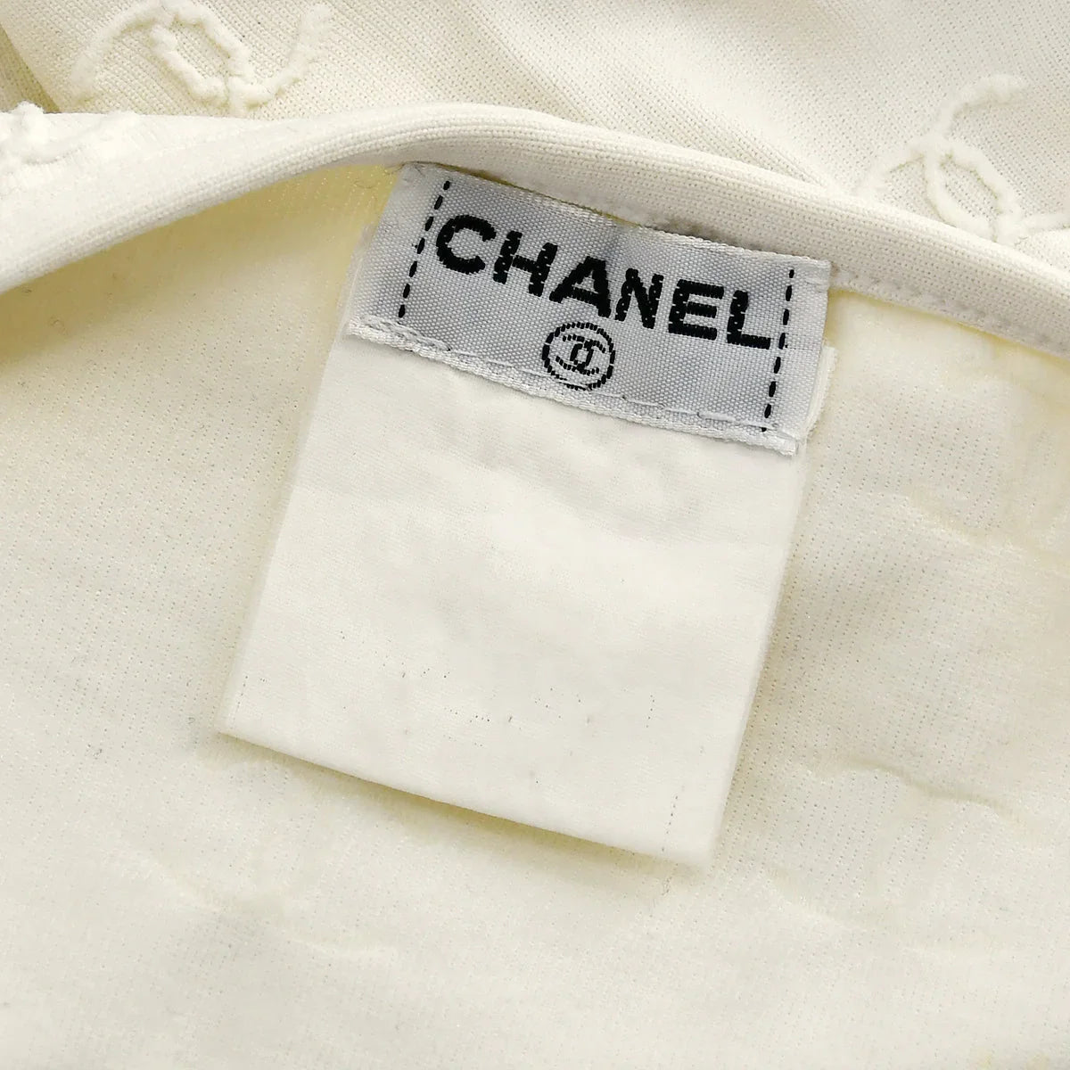 Chanel Cropped T-shirt White