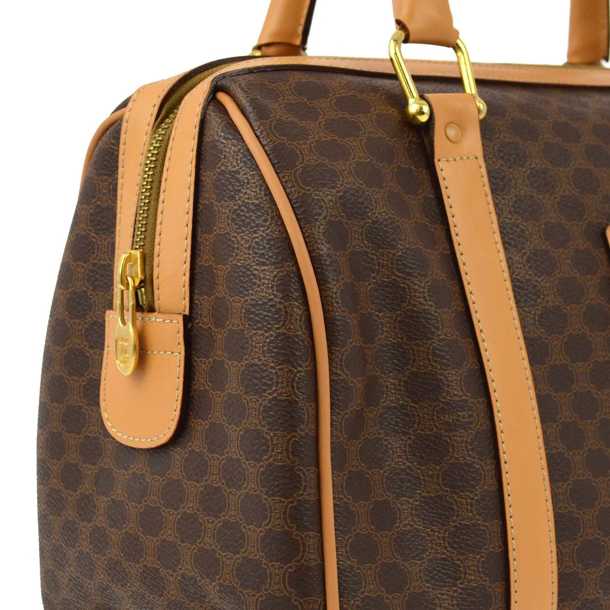 Celine Brown Macadam Handbag