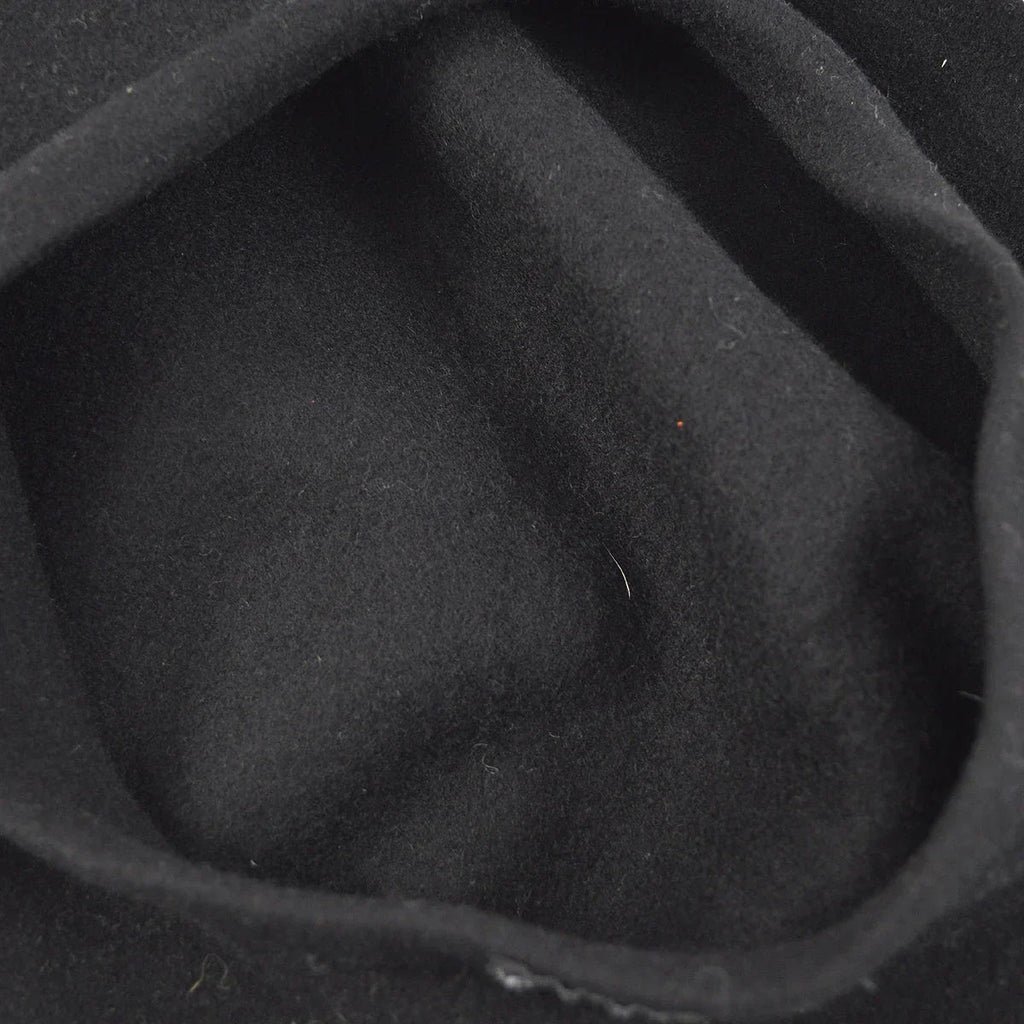Chanel Oversized Beret Black Hat