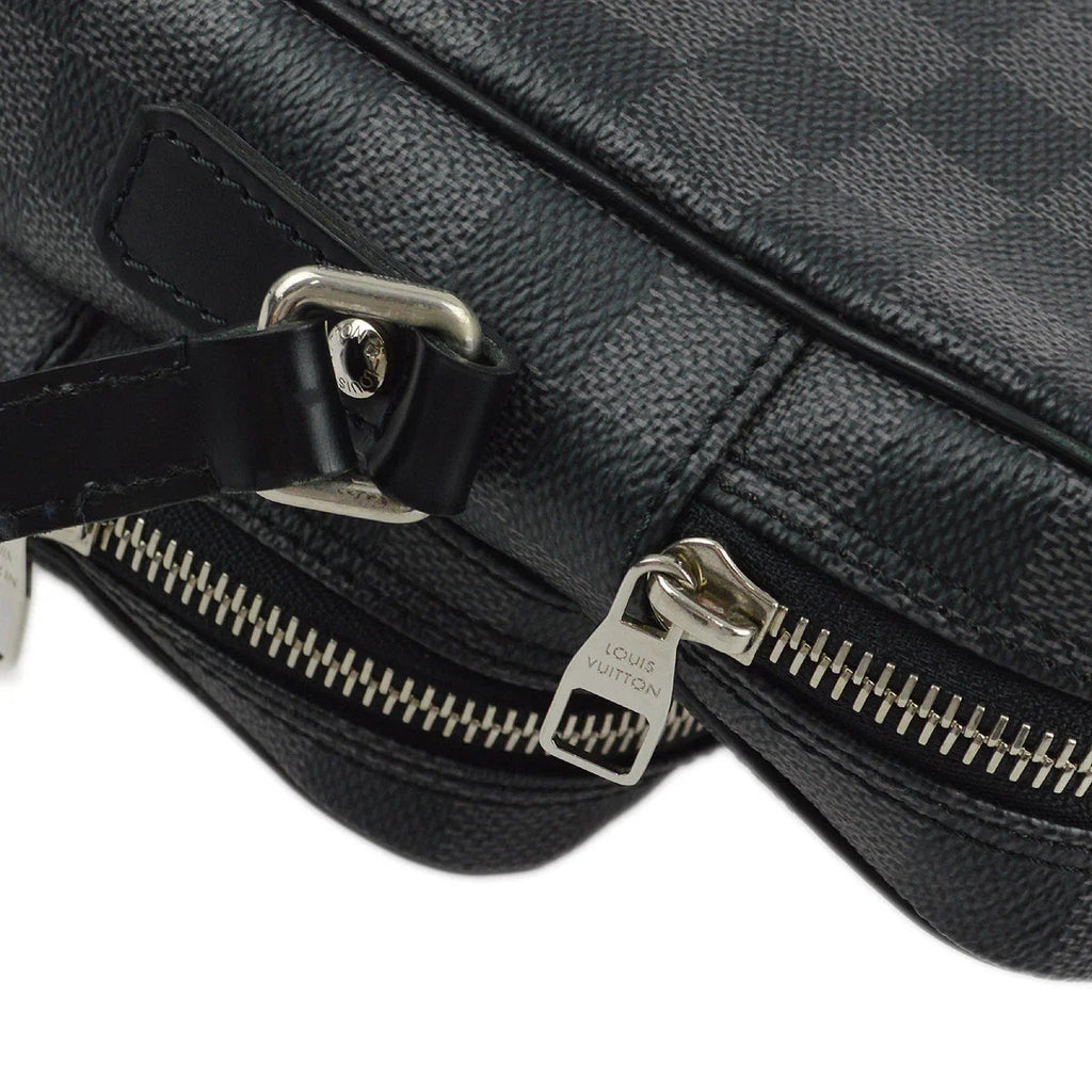Louis Vuitton 2009 Damier Graphite Rem Shoulder Bag N41446