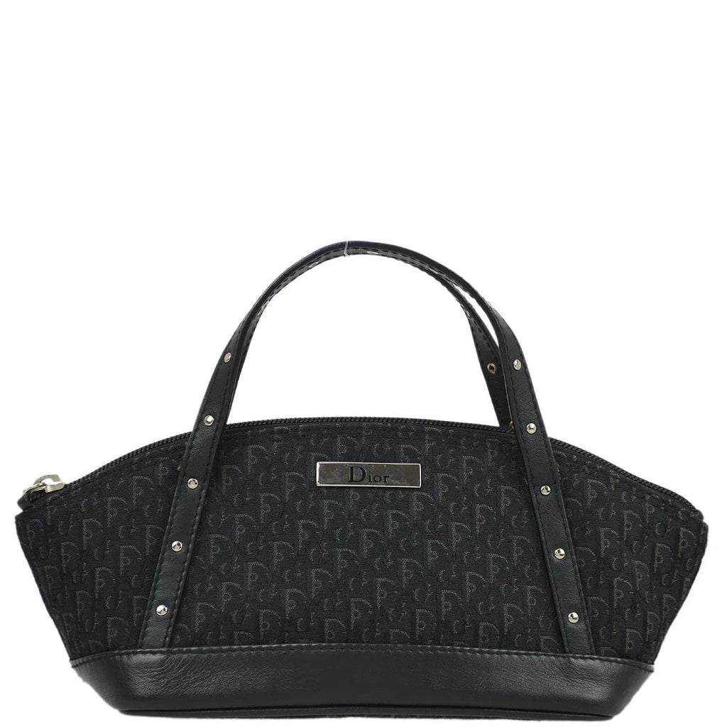 Christian Dior 2003 Black Street Chic Trotter Handbag