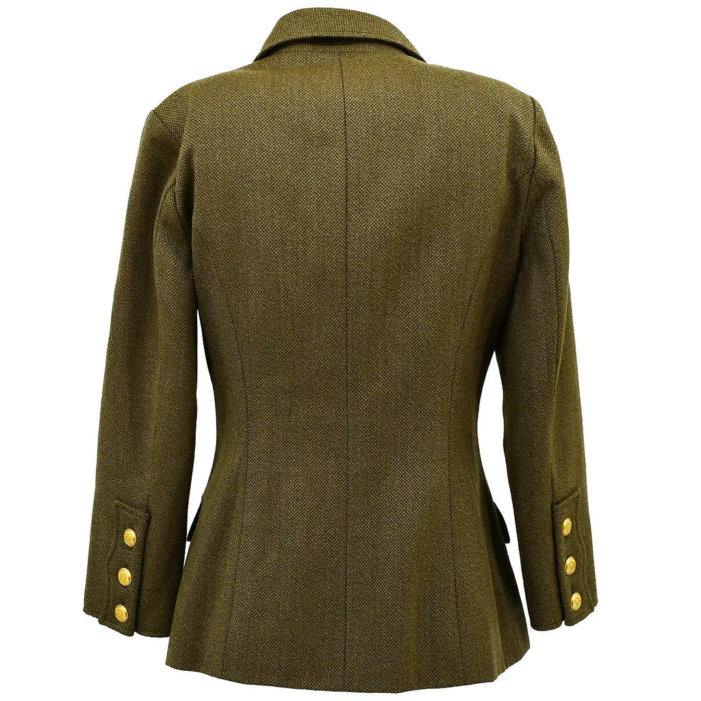 Chanel Single Breasted Jacket Khaki 96A #40