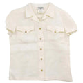 Chanel Shirt White 97P #38