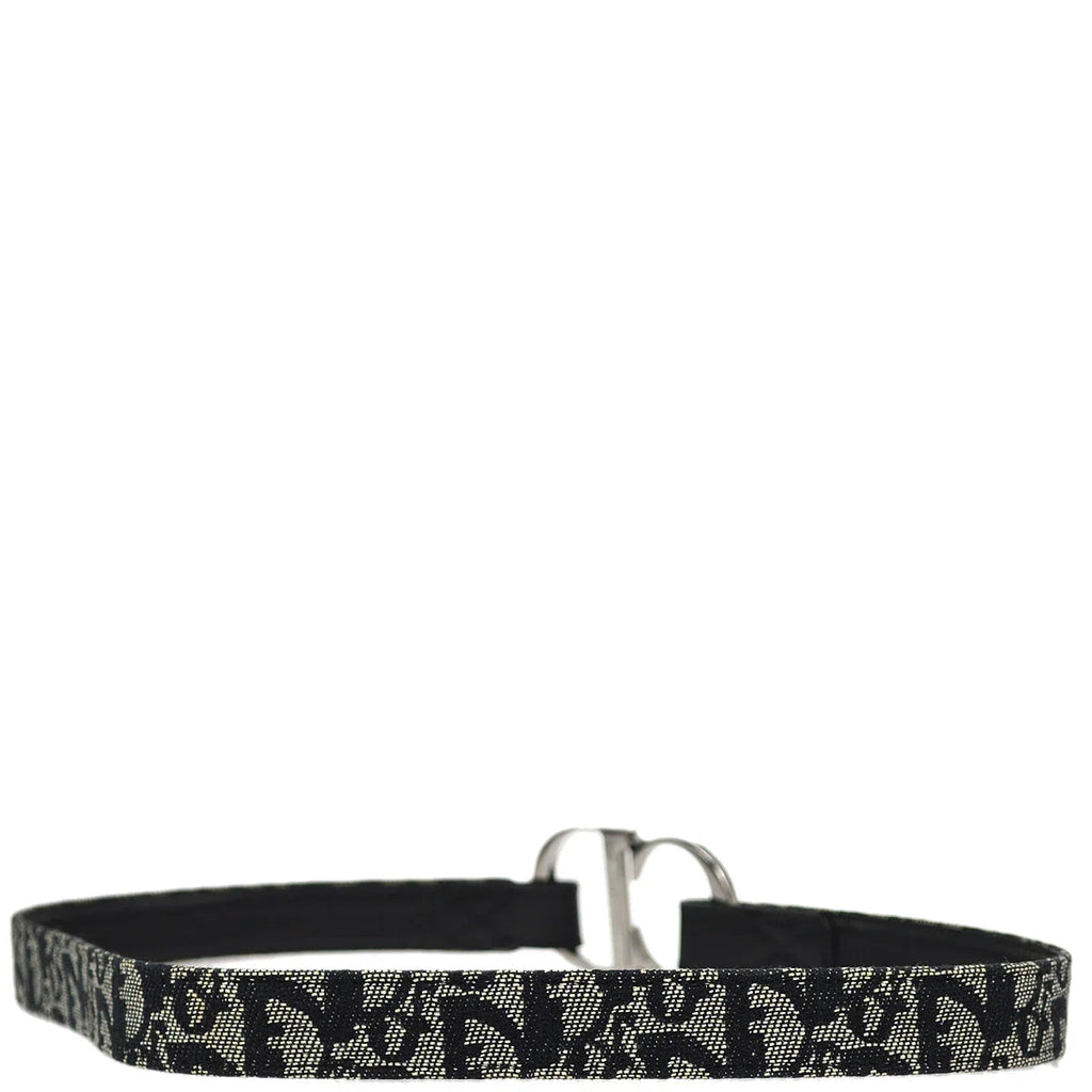 Christian Dior Trotter Belt Black #75 Small Good
