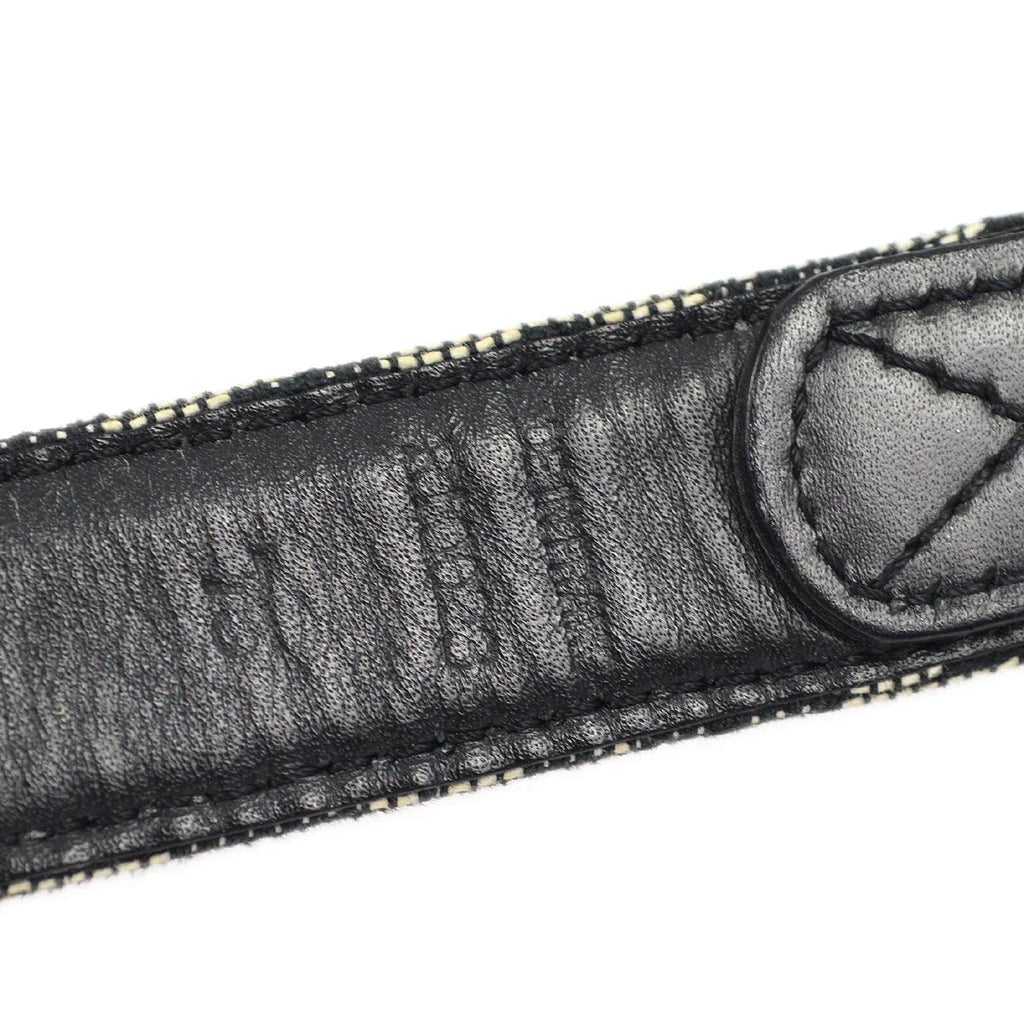 Christian Dior Trotter Belt Black #75 Small Good