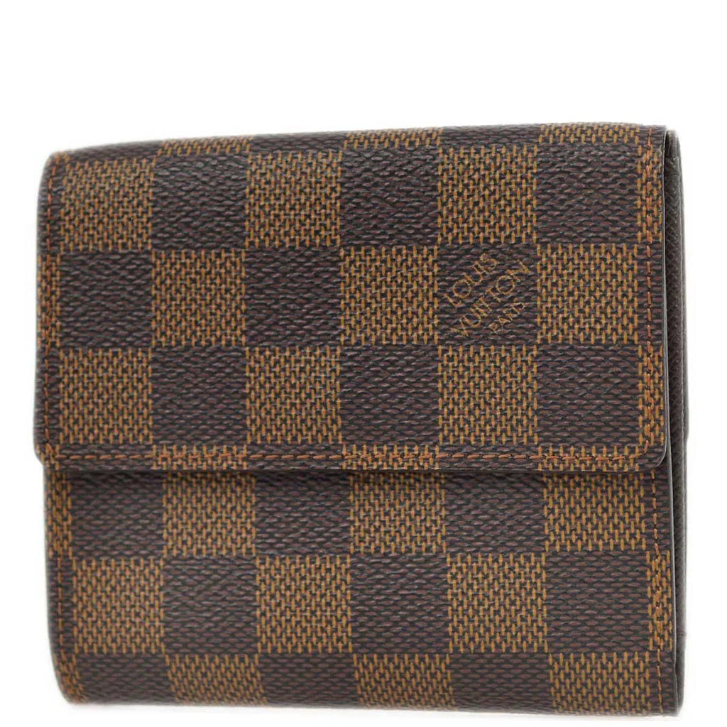 Louis Vuitton 2006 Damier Portefeuille Elise Bifold Wallet N61654