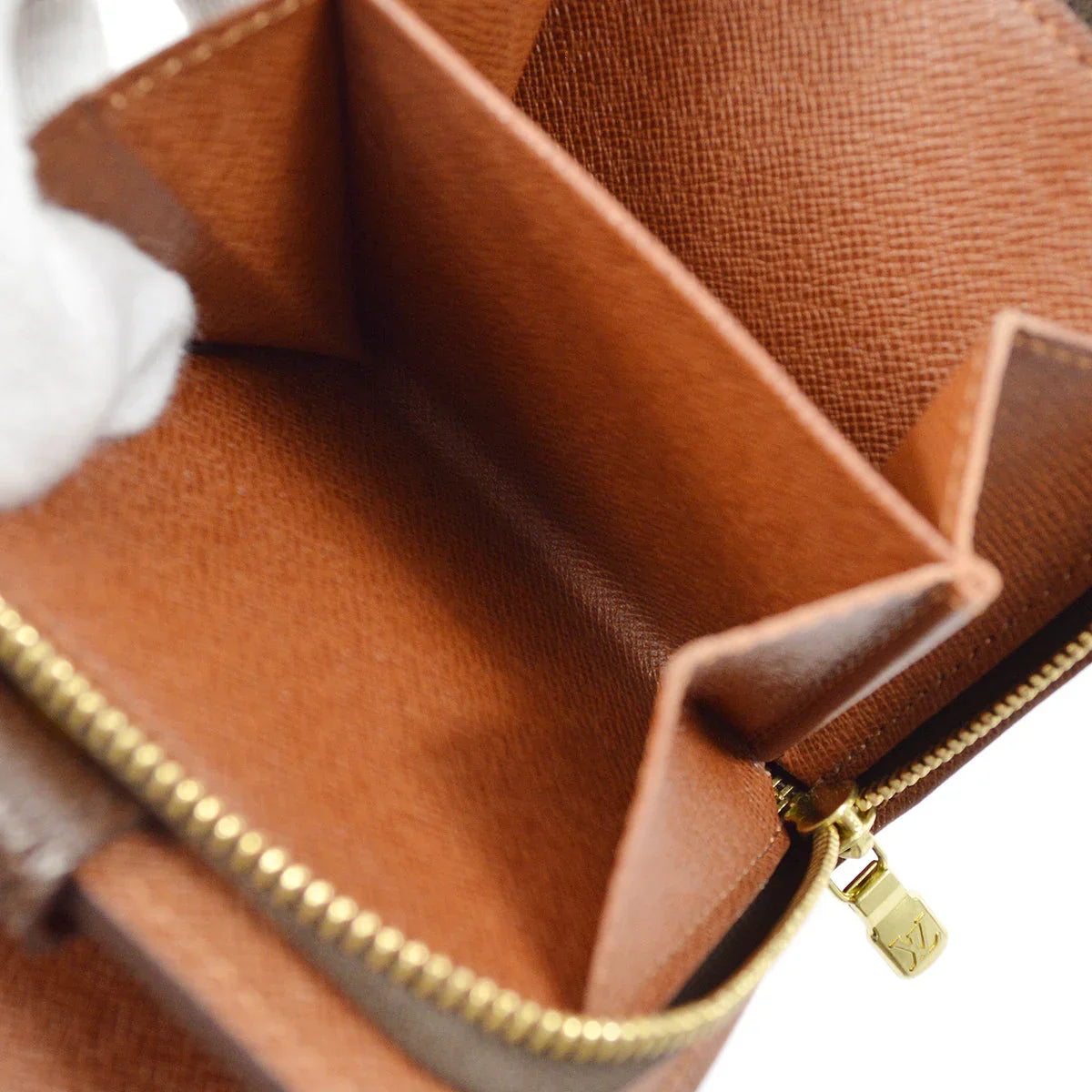 Louis Vuitton 2006 Monogram Compact Zip Wallet M61667