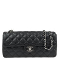 Chanel * 2006-2008 Black Caviar East West Shoulder Bag