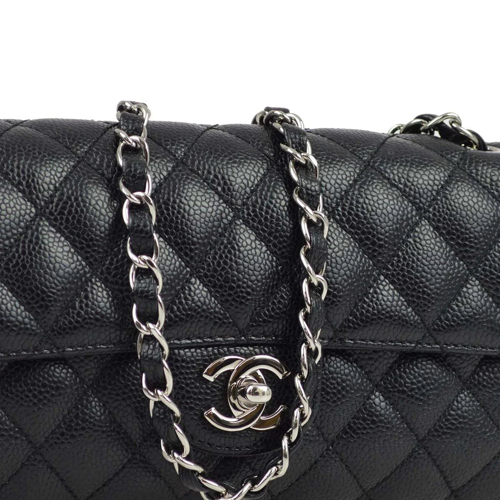 Chanel * 2006-2008 Black Caviar East West Shoulder Bag