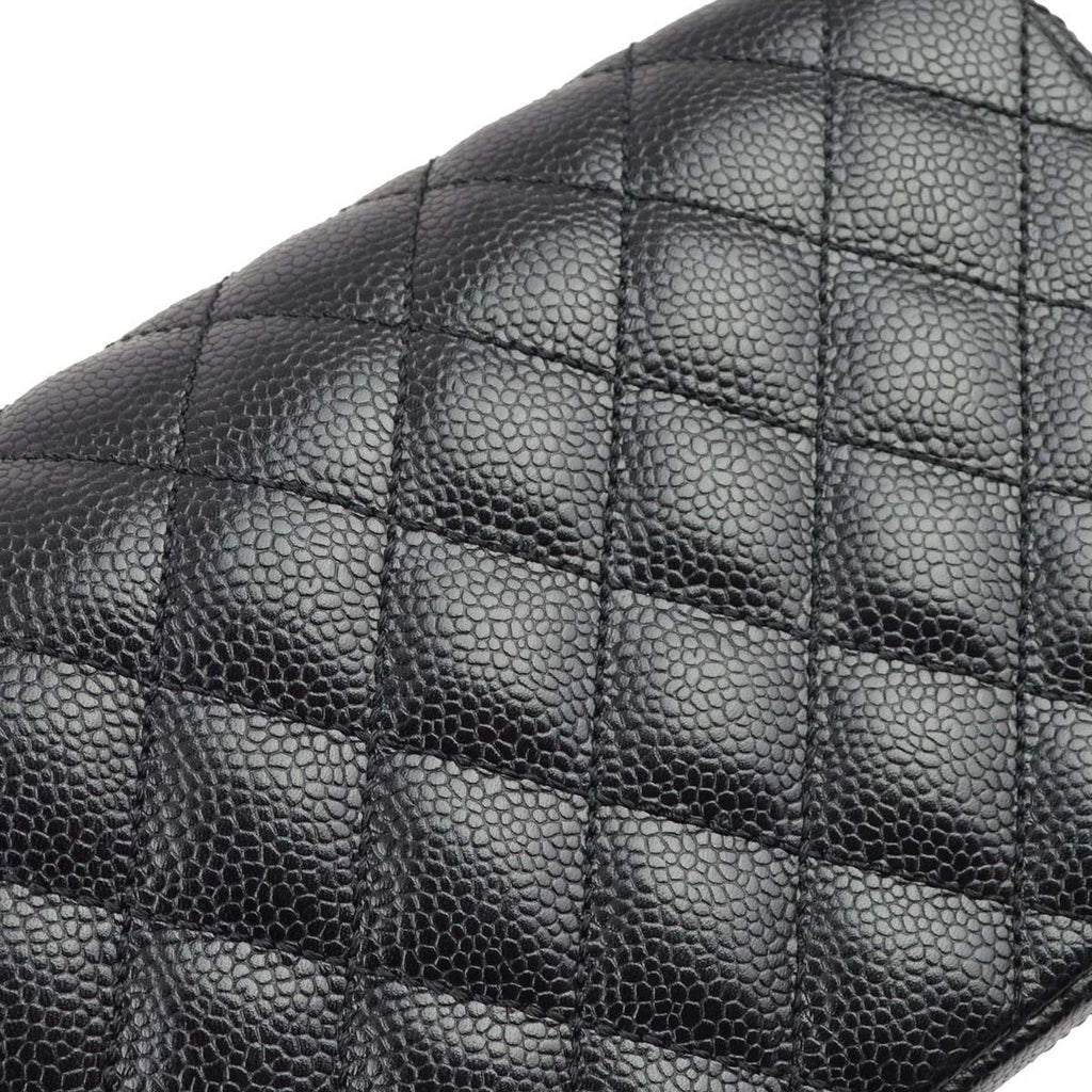 Chanel * 2006-2008 Black Caviar East West Shoulder Bag