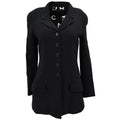 Chanel Single Breasted Jacket Black