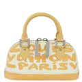 Louis Vuitton 2001 Beige Graffiti Alma PM Handbag M92178