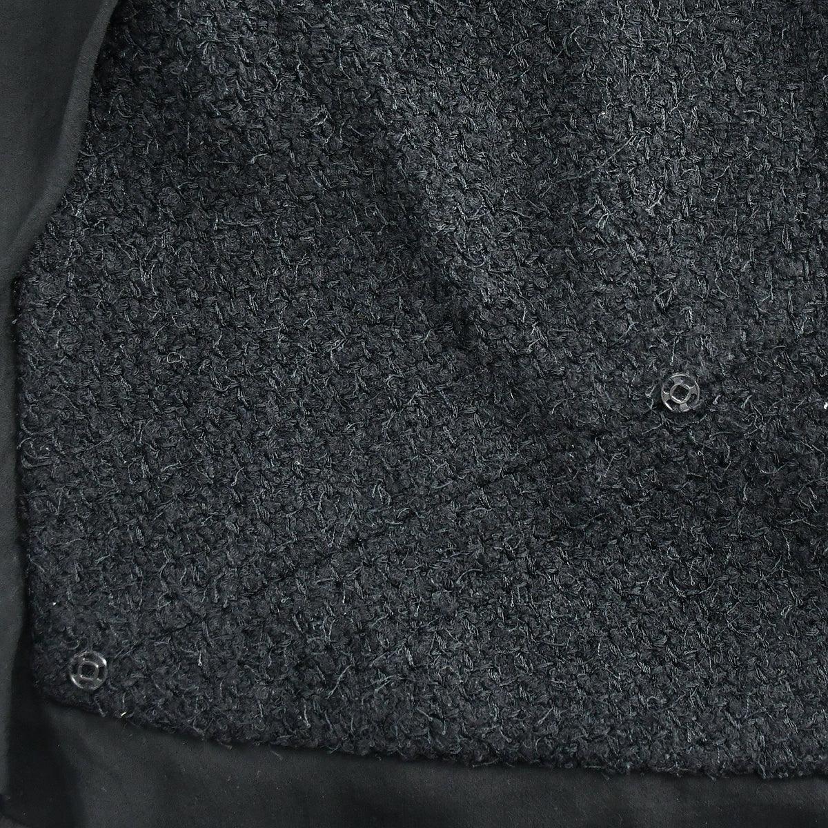 Chanel Setup Suit Jacket Skirt Black 00T #46 #44