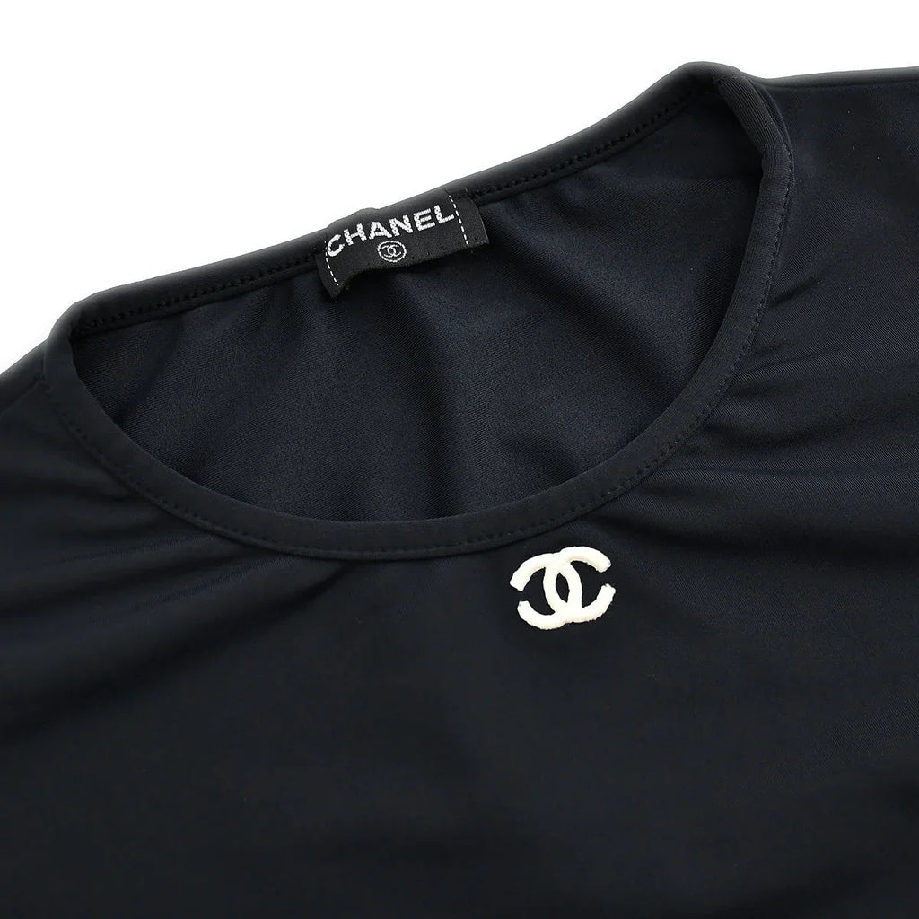 Chanel Cropped T-shirt Black #42