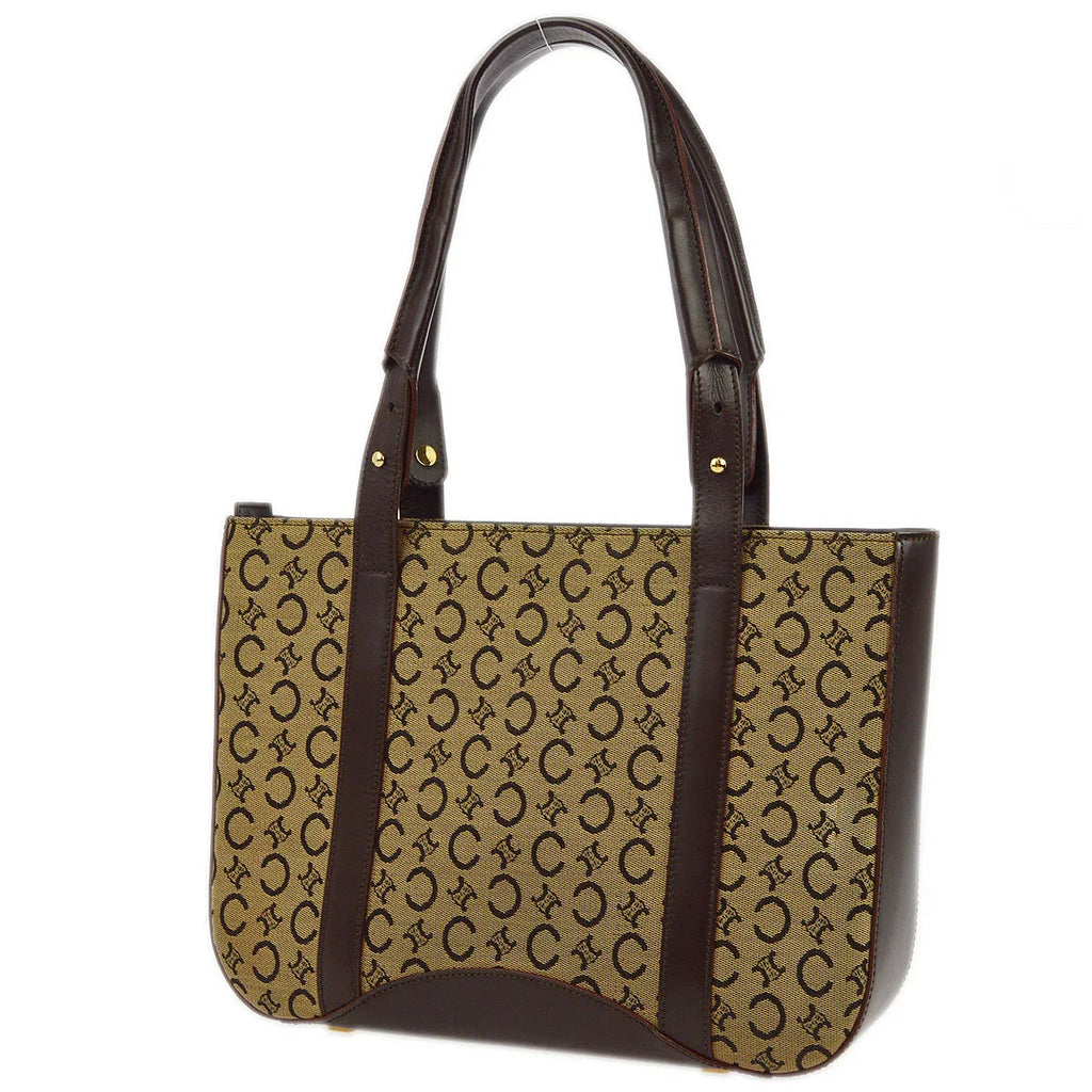 Celine Brown C Macadam Tote Handbag