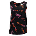 Chanel Sleeveless Tank Top Black 96P #34