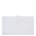 Chanel 1997-1999 White Caviar Bifold Wallet