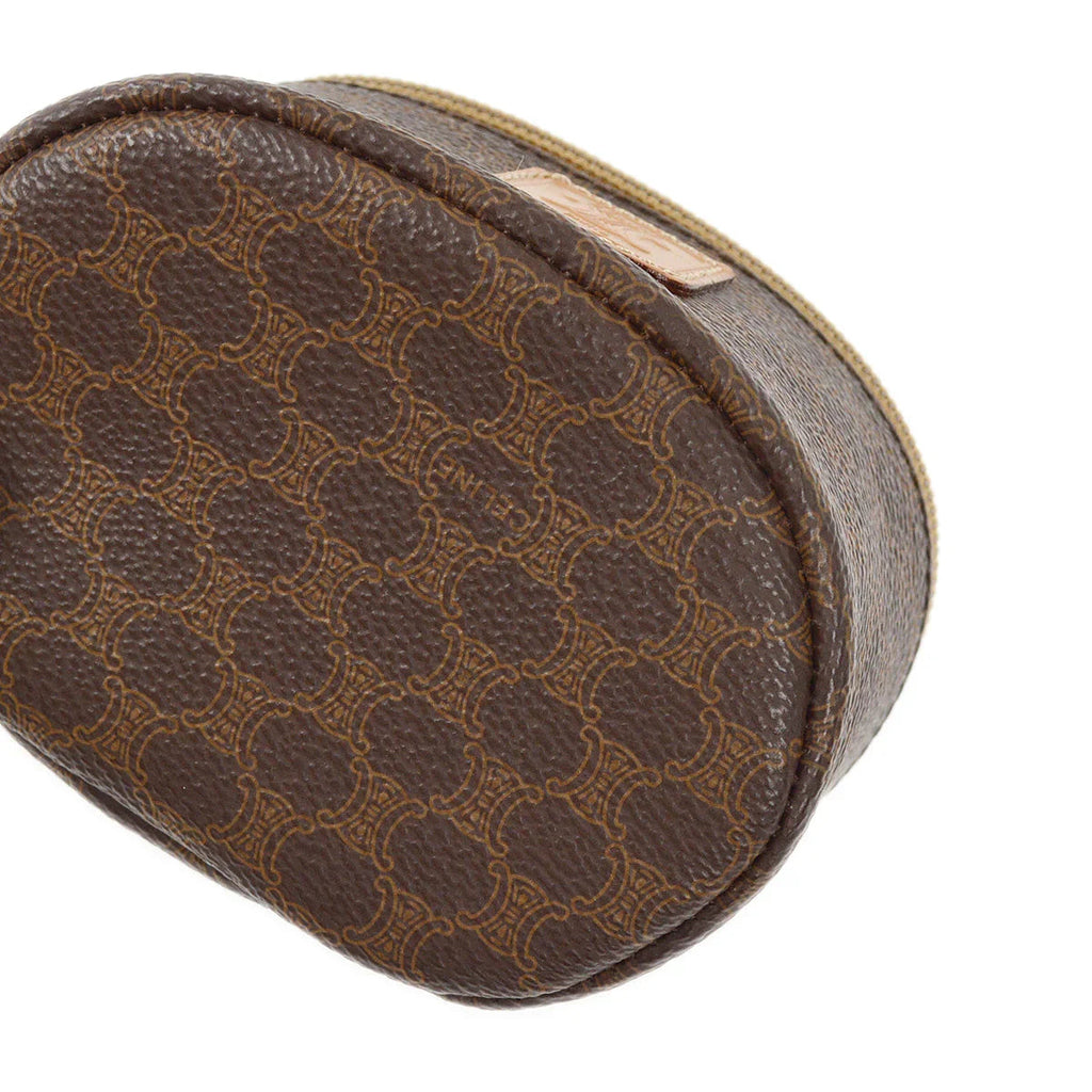 Celine Brown Macadam Vanity Handbag