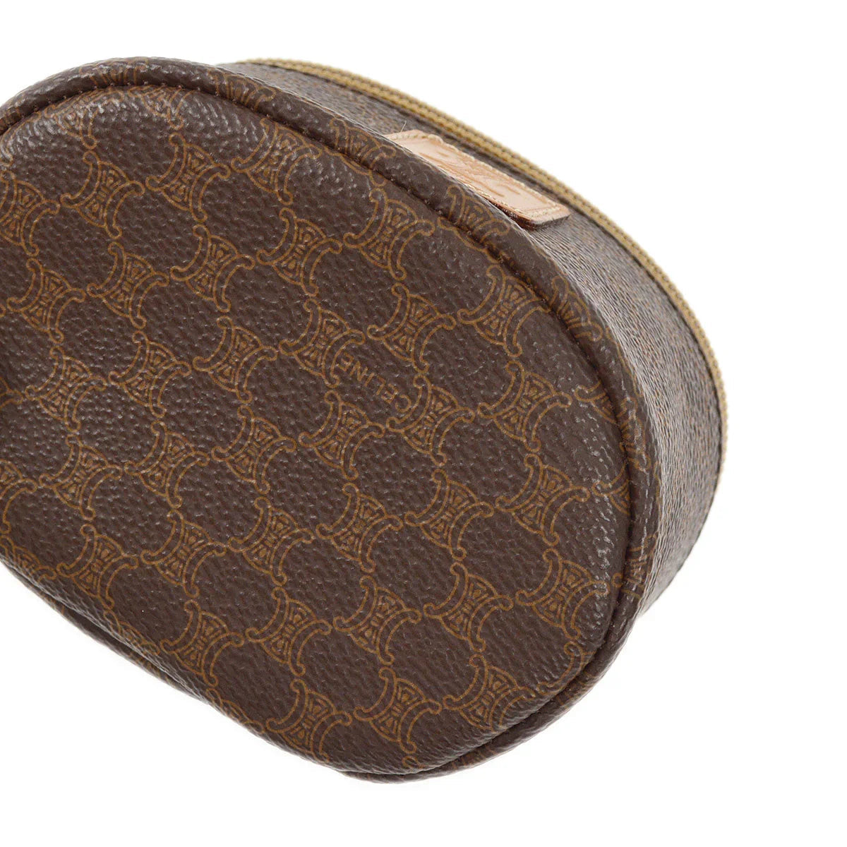 Celine Brown Macadam Vanity Handbag