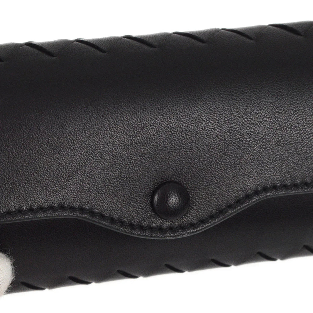 Bottega Veneta Intrecciato Key Case Black Small Good