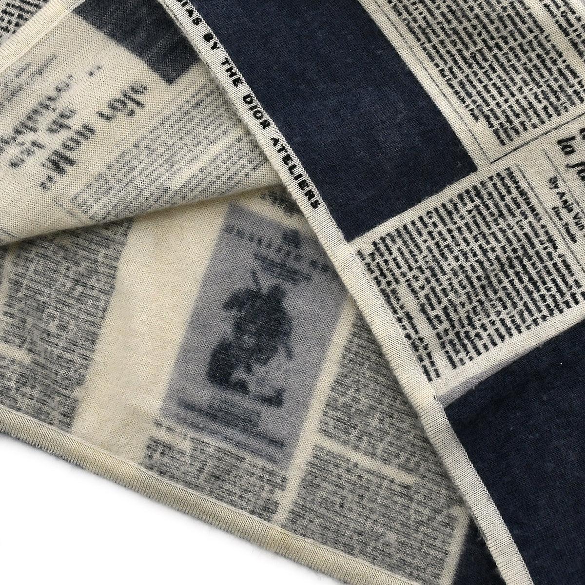 Christian Dior Newspaper Top Bolero Set Beige