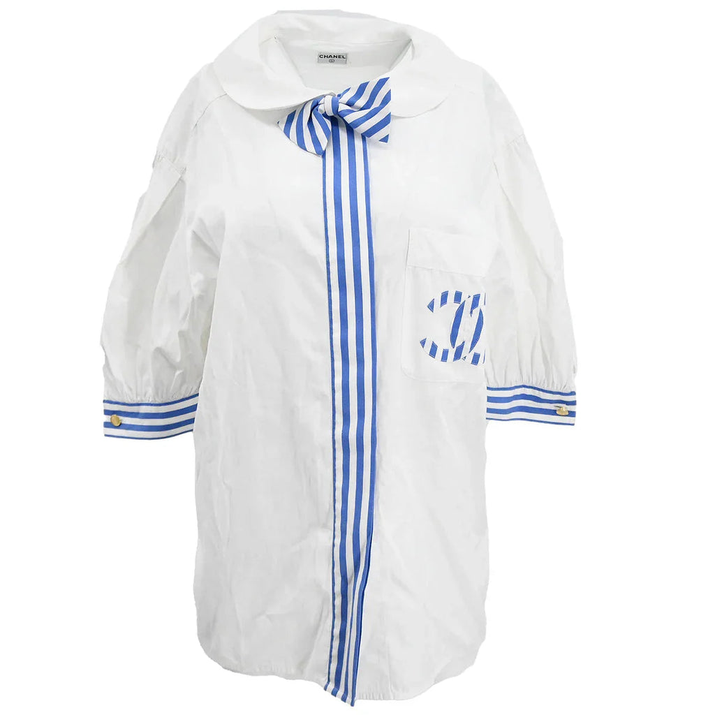 Chanel Short Sleeve Shirt White