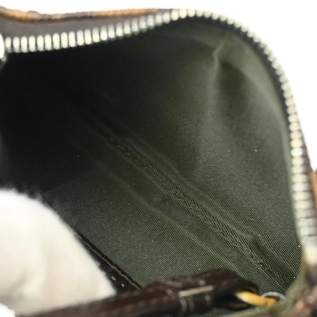 Christian Dior 2005 Brown Romantic Trotter Coin Case Wallet