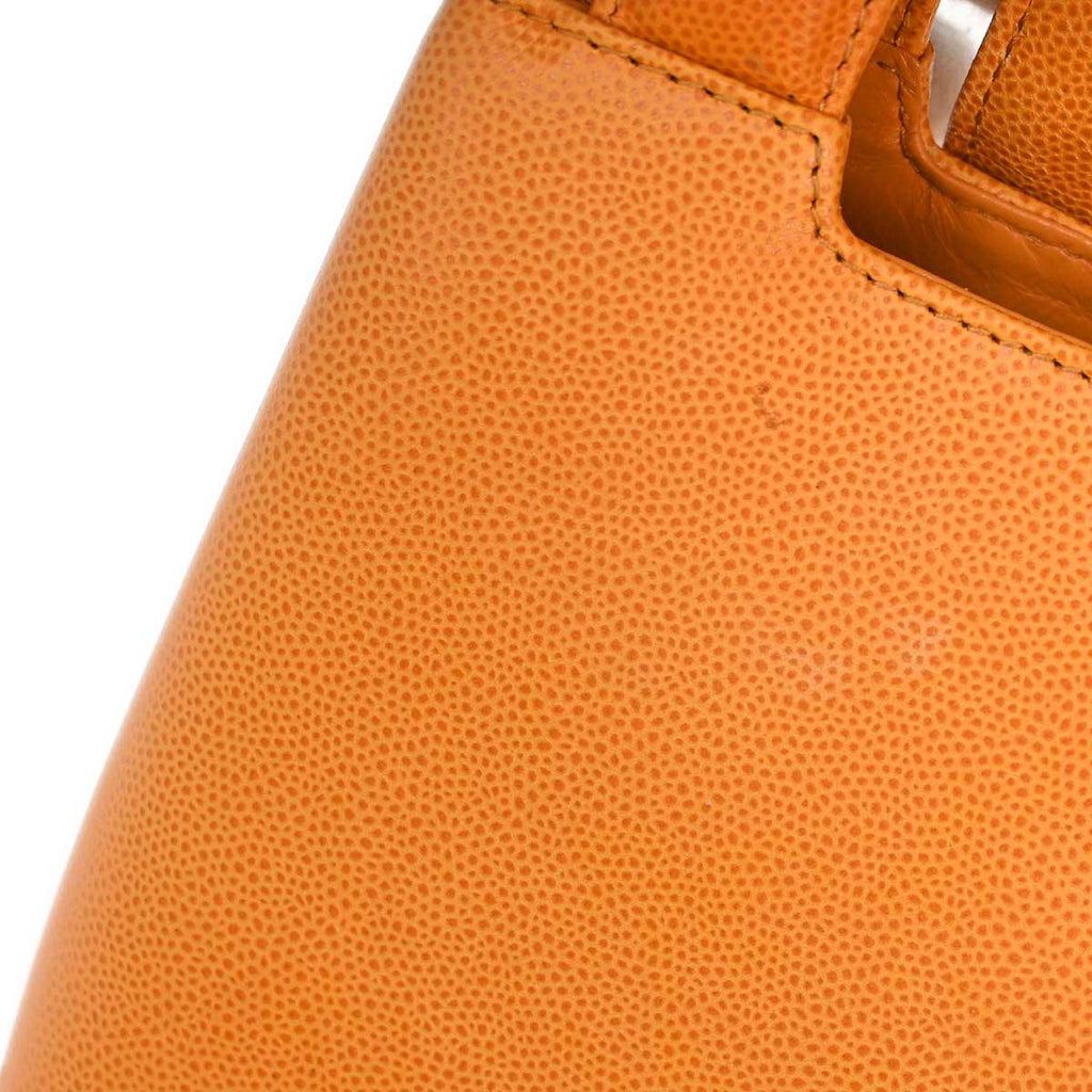 Chanel * 1997-1999 Orange Caviar Handbag