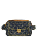 Louis Vuitton 2007 Blue Monogram Denim Bum Bag Waist Pouch M95347