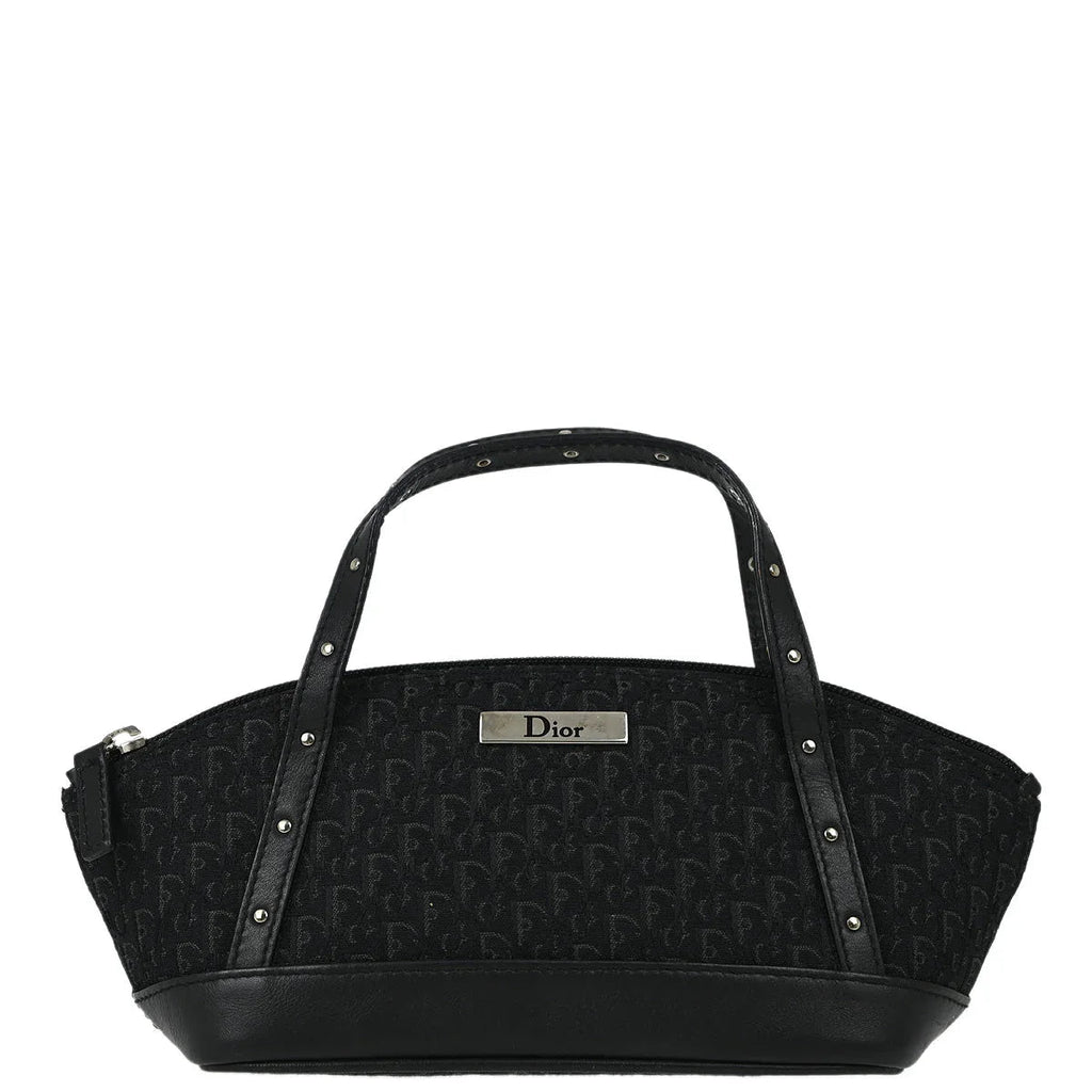 Christian Dior 2003 Black Street Chic Trotter Handbag