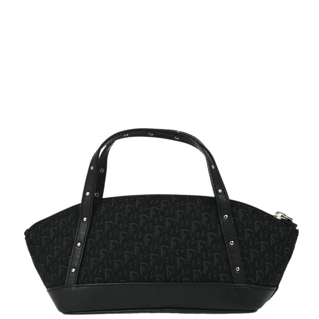 Christian Dior 2003 Black Street Chic Trotter Handbag