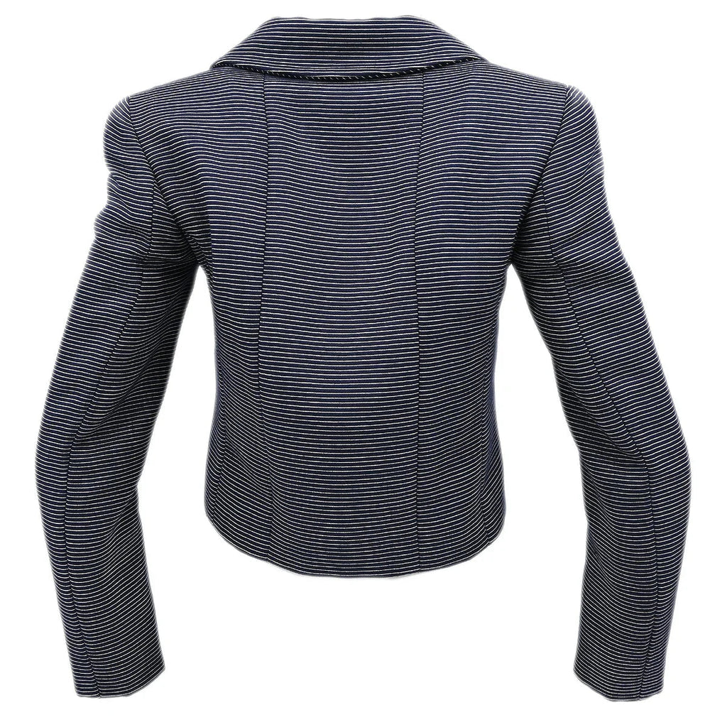 Chanel 2001 Single Breasted Jacket Black #38