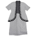 Christian Dior Setup Suit Jacket Skirt White #13