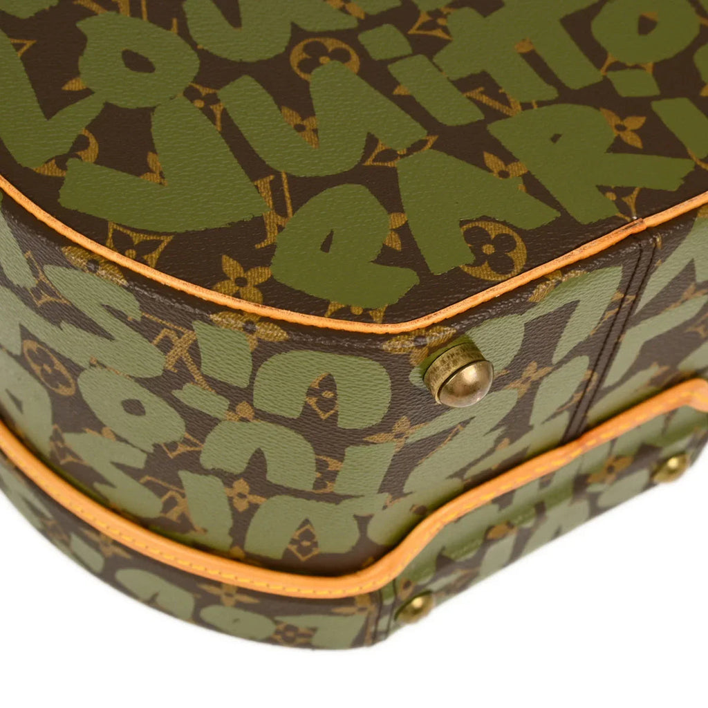 Louis Vuitton 2009 Khaki Monogram Graffiti Boite Chapeau 30 Hat Box