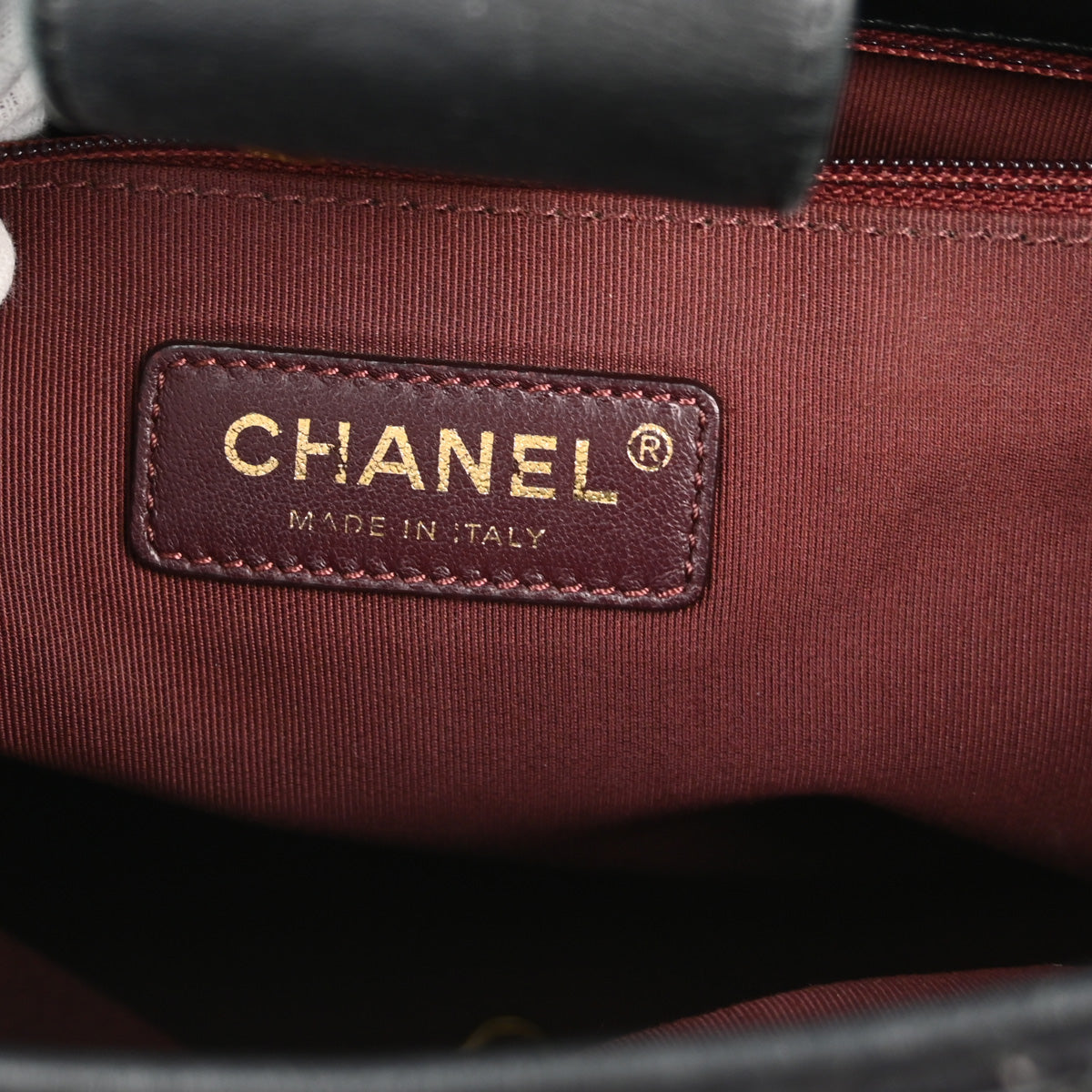 Chanel 2017 Paris in Rome Black Calfskin Castle Rock Tote 2way Handbag