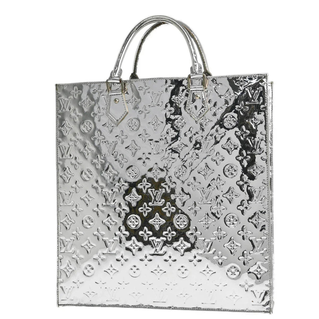 Louis Vuitton 2009 Silver Monogram Miroir Sac Plat Handbag M40269