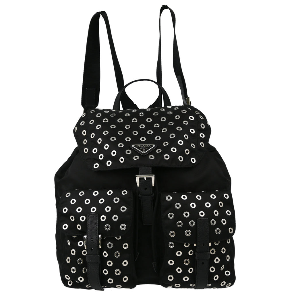 Prada Black Nylon Backpack
