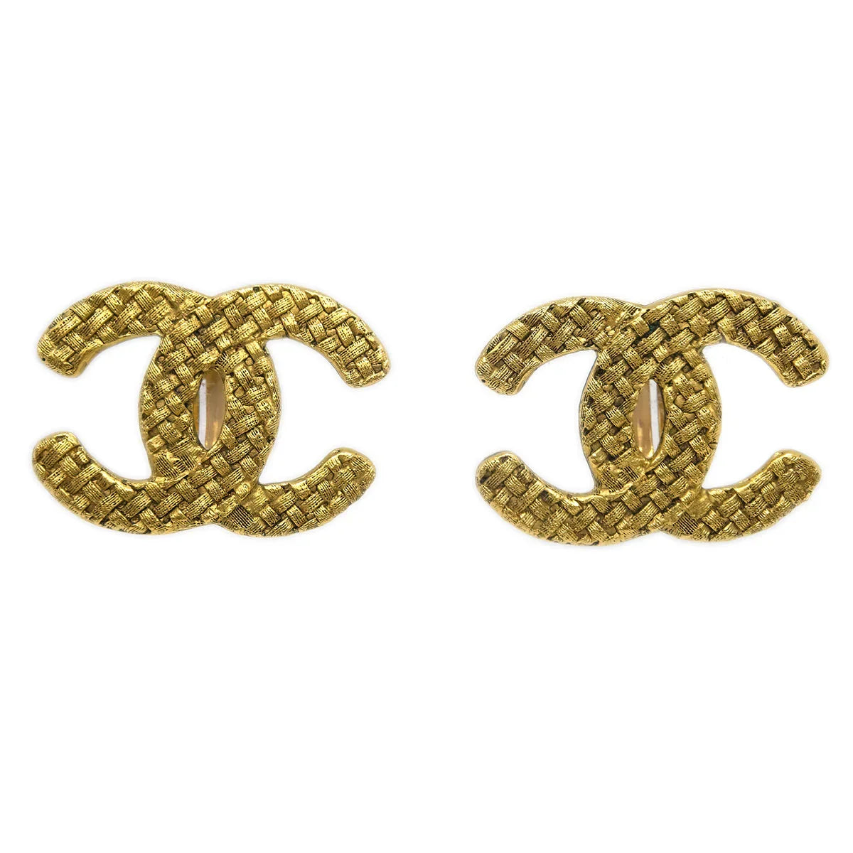 Chanel Gold CC Earrings Clip-On 2878/29