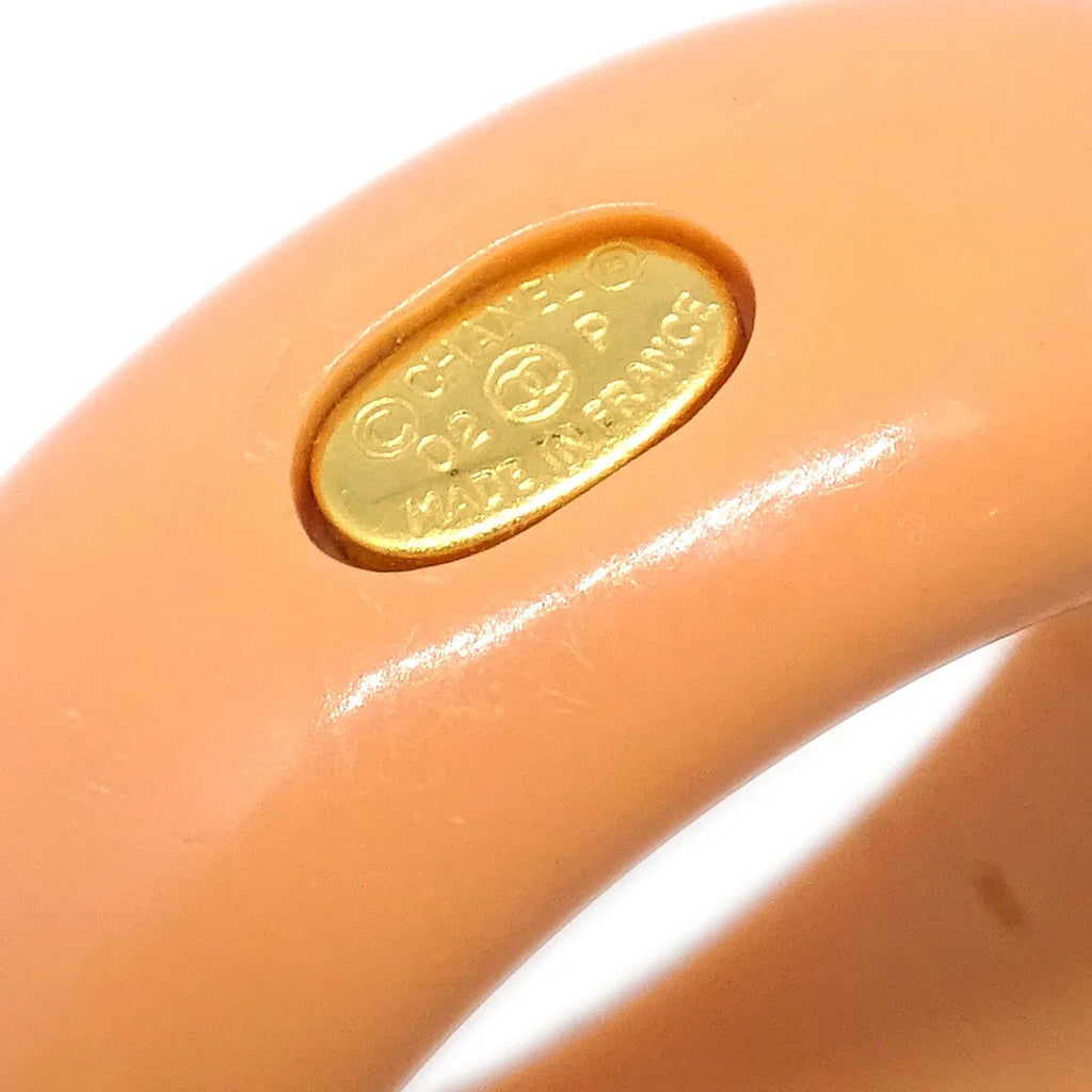 Chanel Ring Orange Rhinestone #53 #13 02P