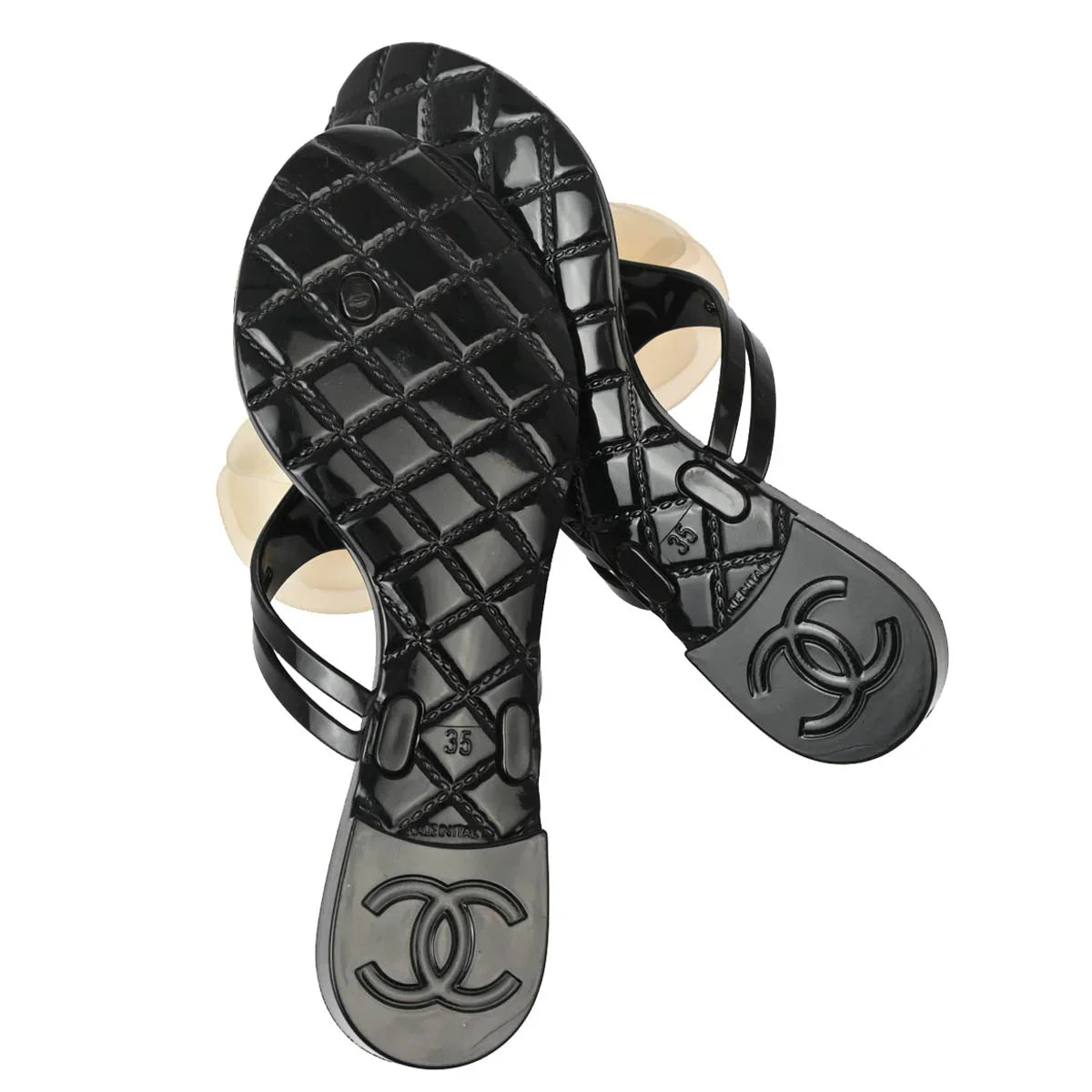 Chanel * Camellia Mule Sandals Shoes #35