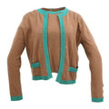 Chanel 1996 Set Cardigan Top Brown #44