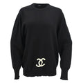 Chanel CC Logo Sweater Black