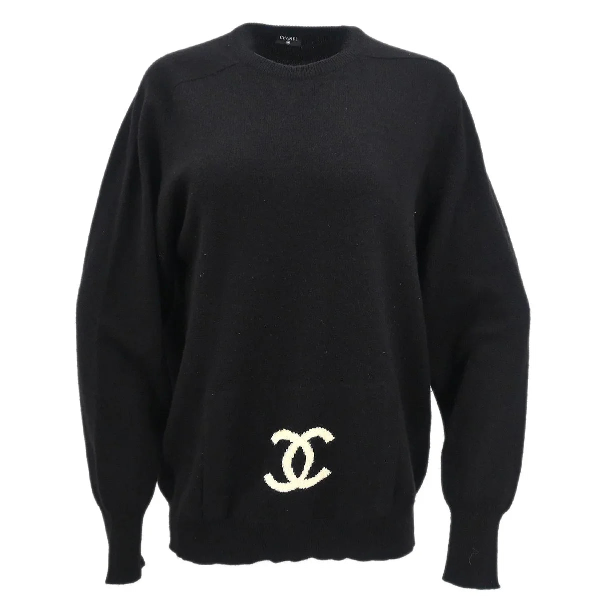 Chanel CC Logo Sweater Black