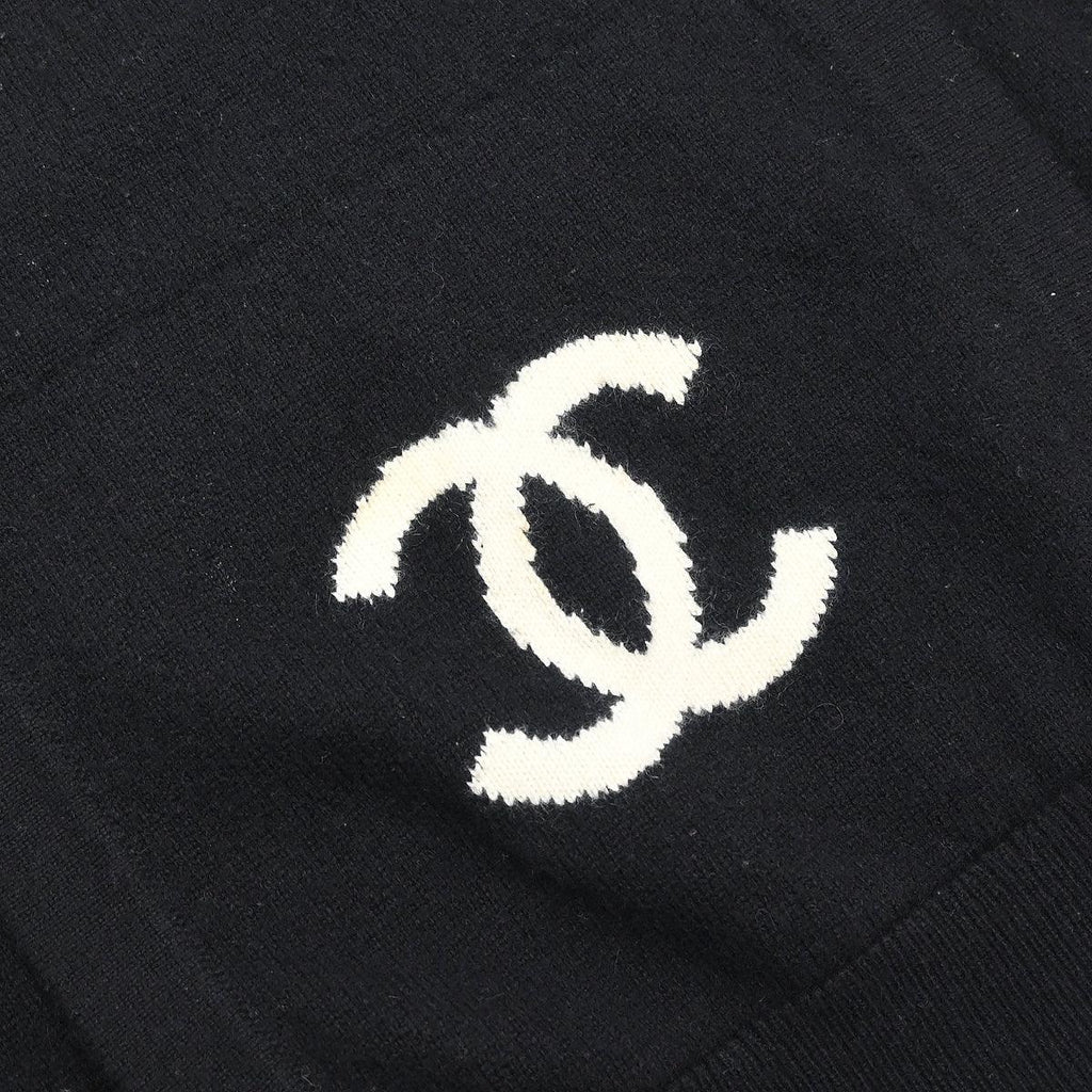 Chanel CC Logo Sweater Black