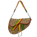Christian Dior 2004 Rasta Trotter Saddle Handbag