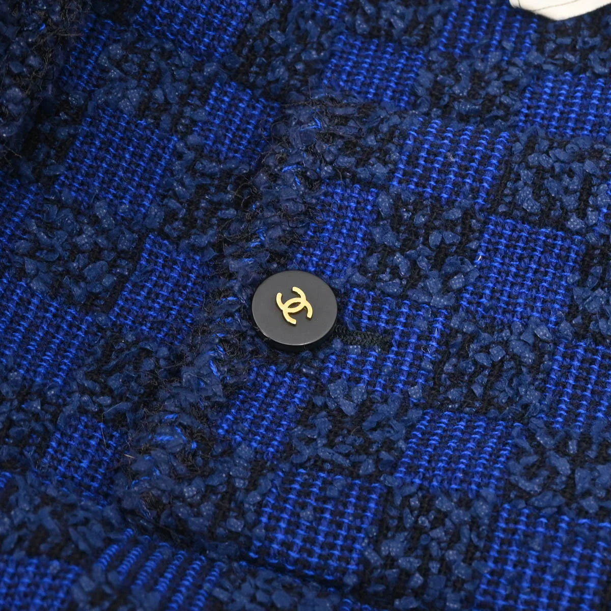 Chanel 1994 Set Jacket Top Blue #40
